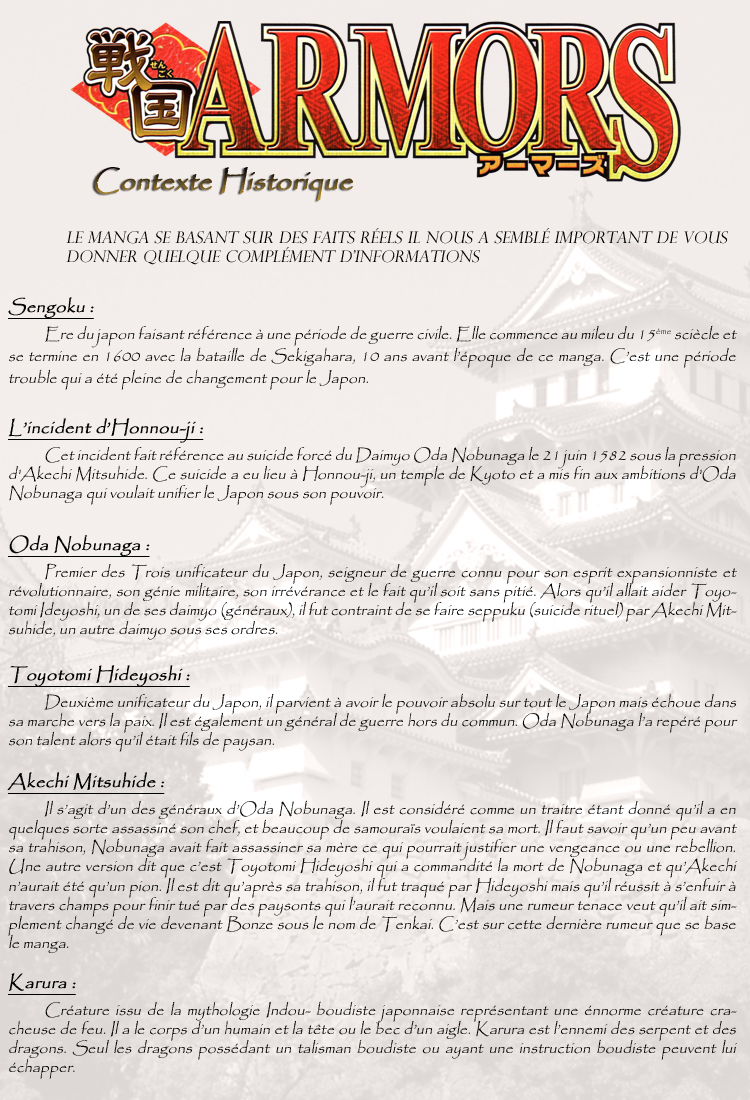 Sengoku Armors – sengoku 01